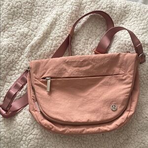 Lululemon Athletica Pink Crossbody Bag with Soft Structure